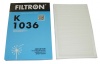 Фильтр салона (Filtron) K 1036 MANN-FILTER CU3562, KNECHT/MAHLE LA58