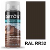 Грунт-эмаль алкид RR 32 Темно-коричневый Серо-коричневый DETON Special (аэр) металлочерепица 520мл